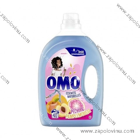 OMO Gel Peche + Pamplemousse duo pack 2x2L - 80WL