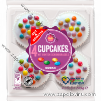 G+G cupcakes kakaové s bílou polevou 240g