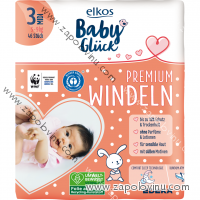 Elkos Premium dětské pleny 3 Midi 5-9 kg 46 kusů