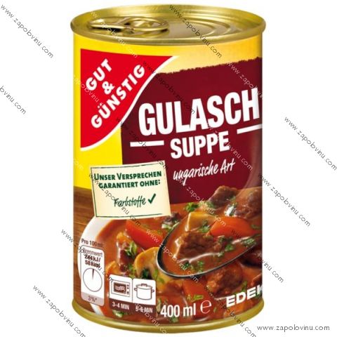 G+G Gulášová polévka 400ml