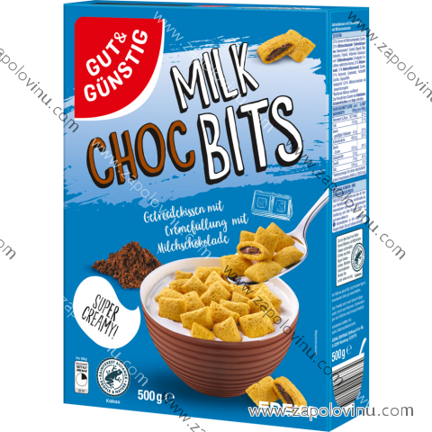 G+G Milk Choc Bits 500 g