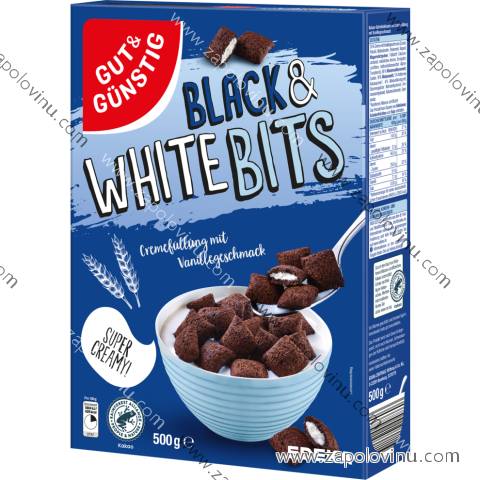 G+G Black + White Bits 500 g