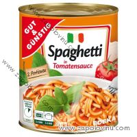 G+G Špagety s rajčatovou omáčkou 800g