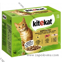 Kitekat Bunte Vielfalt kuře hovězí losos 12 x 85 g