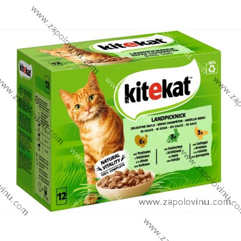 Kitekat Landpicknick králík drůbež krůta 12 x 85 g