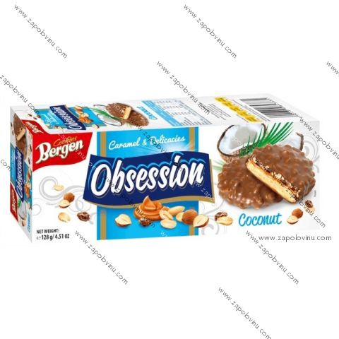 Bergen Cookies Carmel a Delicaies Coconut 128g