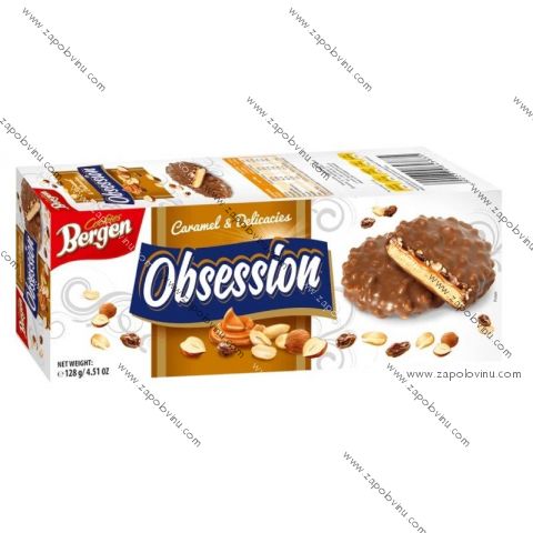 Bergen Obsession Cookies Carmel a Delicaies Classic 128g