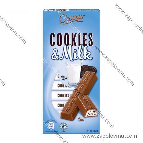 Choceur reigel Mléčná Čokoláda Cookies s Mléčným Krémem 11ks 200g