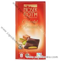 Moser Roth Chocolat Amandes Mozart hořká čokoláda s marcipánovou náplní 150g