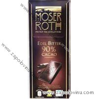 Moser Roth Hořká Čokoláda 90% Kakao 125g