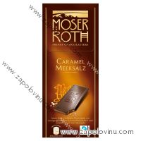 MOSER ROTH čokoláda Caramel Meersalz 125 g