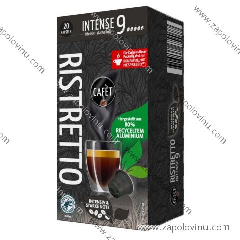 Cafet Ristretto kapsle pro Nespresso 20 kusů 104 g
