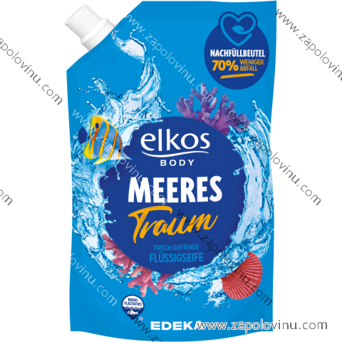 EDEKA elkos tekuté mýdlo mořský sen sáček 750 ml