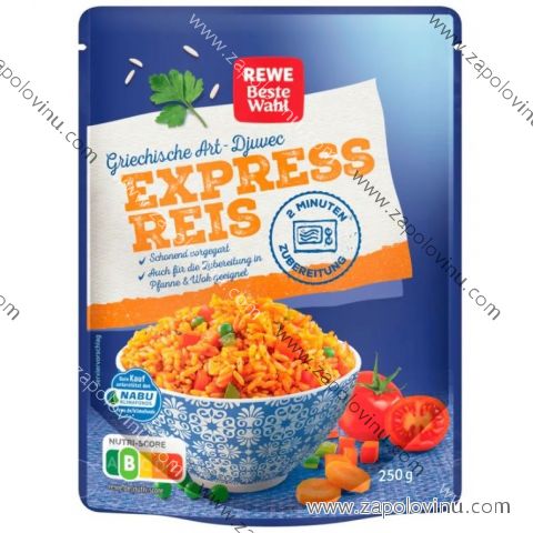 REWE Best Choice Express Rýže Djuvec 250g