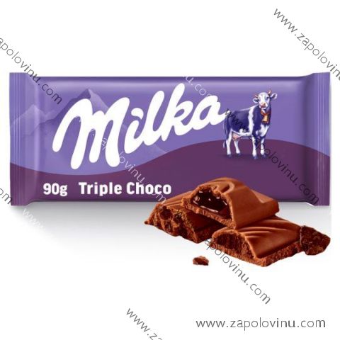 Milka Triple Choco Kakao 90g