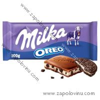 Milka Oreo mléčná čokoláda a sušenky 100g